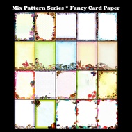 A4 Pattern 2 Color Fancy Card Paper / Kertas Folio Binding Cover / Kertas Bercorak / Project Paper