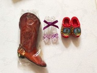 全新 收藏系列玩具 意大利boot 鎖匙扣 公主玻璃鞋 子母奶姑娘木屐