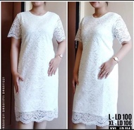 Premium Dress Natal Gereja Kristen 2024 Brukat Impor Wanita Remaja Pesta Pernikahan Paskah Terbaru