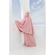 Jenna Muslim Wear - Travel telekung Dusty Pink