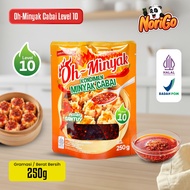 [HALAL] OH CHILI OIL Level 10 - Spicy CHILI OIL Condiment 250g | Relaxed Spicy Chili Oil | Chili Oil