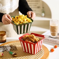 Creative bowl for popcorn, fruit, fried chicken
