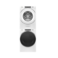 【Whirlpool 惠而浦】【8TWFW5620HW+8TWGD8620HW】17KG變頻滾筒洗衣機16KG瓦斯型滾筒乾衣機(標準安裝)