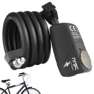 Bike Lock 110dB Bicycle Electronic Alarm Lock Cycling Bike Steel Cable Lock Anti-Theft Bike Locker R