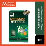 Surbex Zinc B-Plus Film Tablet 30's