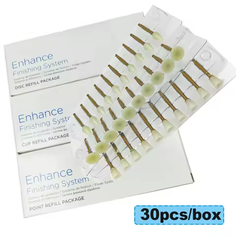 30Pcs/Box Dental Finishing & Polishing System Composite Enhance Finishing Points/Points/Disc Grindin