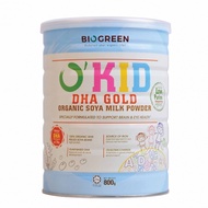 Biogreen O'Kid Dha Gold Organic Soymilk Powder (800g)