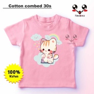 KATUN Cat t-shirt cat/ cat cat t-shirt/ Grade A Cotton/