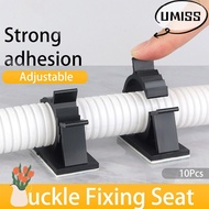 UMISTYDREAM9IQ0 10Pcs Cable Organizer Clips, Plastic Self-Adhesive Wire Clamp Holders, R-Shaped Clam