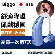 BIGGO Hearing aids In-Ear Sound Amplifier - Helps Seniors Hear Clearly | Rechargeable Hearing Amplif