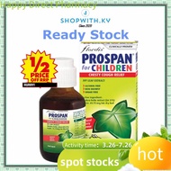 Happy Health Station 现货+包邮 Date 112025 Australia Imported Bio Revive Prospan 天然舒缓儿童咳嗽 for Children C