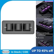 APAYADO Custom Mini Keypad 3 Keys Programming Macro Keyboard Copy Paste Cut USB Mechanical Keyboard 