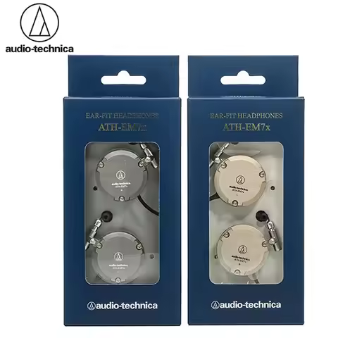 Audio-Technica ATH-EM7X Wired Earphone Sport Ear Hook Earphone Heavy Bass Music Earphone for IOS And