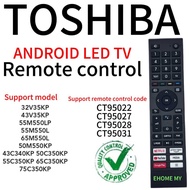 [EHOME MY] TOSHIBA CT95022 32V35KP 43V35KP 55M550LP 55M550L 43C340KP 50C350KP Android Smart TV Remot