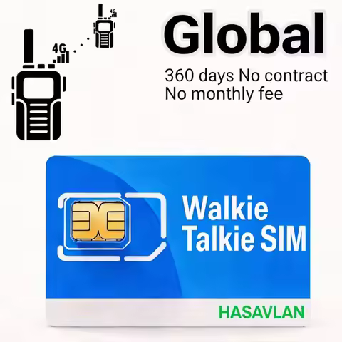 global ptt walkie talkie sim card Global no contract 1GB/360 days 4G LTE IoT SIM for POC PTT radios