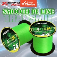 MATEER  PE Saltwater Fishing Line, 300/500 Meters, 2x4 Strands, Super Strong Bite-Resistant Line, St