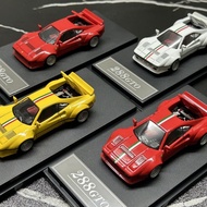 Hone Model 1: 64 Ferrari 288 GTO Open Cover Wide Body Simulation Alloy Car Model Collection