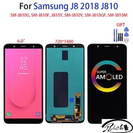 6.0'' AMOLED LCD For Samsung Galaxy J8 2018 J810 LCD Display Touch Screen Digitizer Assembly For Sam