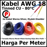 AWG 18 Tinned Cable CU AWG18 Up To 80 Celsius Per Meter
