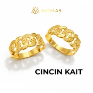 MOMAS CINCIN KAIT STAMPING 916 Cincin lipan Emas 916 Original Emas 916 Tulen Cincin Bajet Emas 916 C