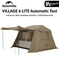 Naturehike VILLAGE 6.0 LITE Automatic Tent Cabin Tent 4 Person One-Piece Setup Outdoor VILLAGE 6