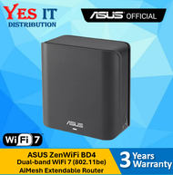 ASUS ZenWiFi BD4 Dual-band WiFi 7 (802.11be) AiMesh Extendable Router | ( Black / White )
