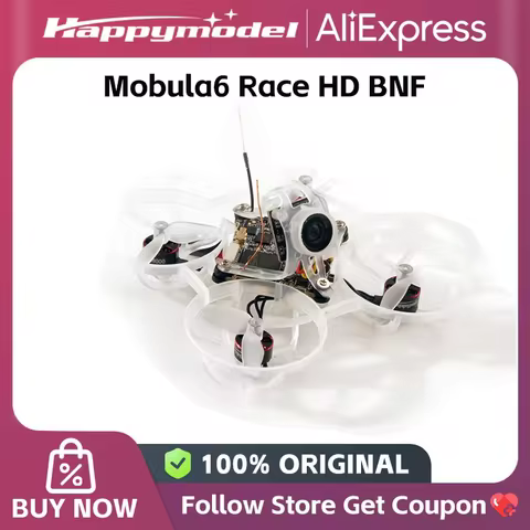 Happymodel Mobula6 Race Freestyle HD BNF Freestyle Built-in HDZERO AIO5 flight controller New