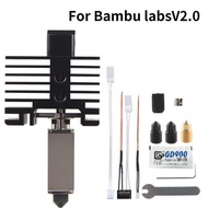 3D Printer Accessories Bambu Lab X1/P1S/P1P Extrusion Machine Hot End Heating Kit V2.0