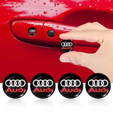 Car Lock Keyhole Stickers Door Lock Protect Car Stickers For Audi Q5 Q3 Q2 Q7 A3 B5 B6 B7 B8 B9 8P 8