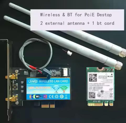 Desktop Dual band 867Mbps 802.11ac with Intel 7260 Card Wireless PCI-E Wifi Bluetooth PCI Express An