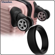 MUNDAN 3Pcs Rubber Ring, Diameter 35 mm Flexible Luggage Wheel Ring, Durable Thick Flat Silicone Stretchable Wheel Hoops Luggage Wheel