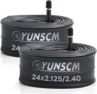 2-PCS 24" Bike Tubes 24x2.125 24x2.15 24x2.20 24x2.25 24x2.30 24x2.35 24x2.40 Bicycle Tubes Compatib
