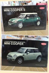 [兩車同售]  京商 1:18 Scale Kyosho Original Die-cast Model Mini Cooper S，Mini  Cooper