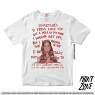 LANA DEL REY SHIRT - GET FREE LYRICS BY PRINTZONEMY