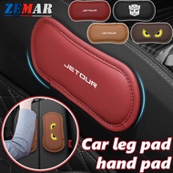 Jetour Leather Car Knee Pad Cushions Elbow Pad Auto Door Center Control Armrest Soft Pad Leg Knee Th