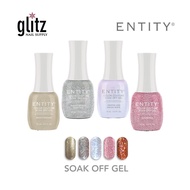 [CLEARANCE] TPO FREE - ENTITY Soak Off Gel Nail Polish Colorful Glitter & Shimmer Colors (15ml)