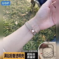 สร้อยข้อมือไททาเนียม Ultra สำหรับ Apple iWatch11 สไตล์ไฮเอนด์ สายรัดข้อมือแบบบาง สายรัดข้อมือสำหรับผ