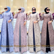 Fatemah DRESS AMORE BY RUBY ORI DRESS MUSLIM BAJU WANITA DRESS BUSUI