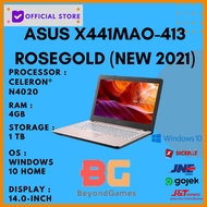 ASUS X441MAO-413 N4020 4GB 1TB HD WIN10 ROSEGOLD