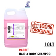 RABBIT HAIR &amp; BODY SHAMPOO - 10lt - 2 IN 1 shampoo / hair &amp; body shampoo / body shampoo / hair shampoo