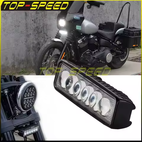 6" LED Light Bar 18watt Spotlight Daytime Running Light Auxiliary Fog Light For Harley Dyna Softail 