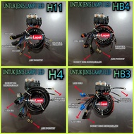 LED LIGHT RELAY SET BULB/ MINI PROJECTOR H4 (CAR MOTORCYCLE) H11 HB3 HB4 LAKULAPAK