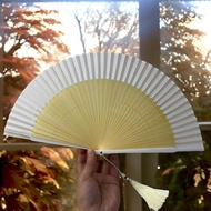 Dance Folding Fan Ancient Fan Chinese Style New Chinese Style Plain Row Fan Dance Fan Opening And Cl