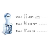 SHINY DATE STAMP / RUBBER STAMP / DATE STAMP / DATE STAMP D3 / DATE STAMP D4 / DATE STAMP D5