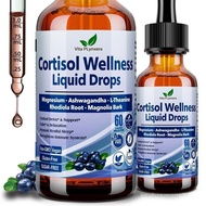 Vita PLynxera Cortisol Supplement Liquid Drops,cortisol manager,17-in-1 Cortisol Male Detox,ashwagan