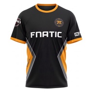 New Fnatic Jersey 3D Printed Short Sleeve T-shirt 2026 Men's Style