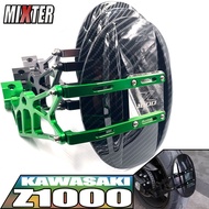 Motorcycle Aluminum Carbon Fiber Rear Mudguard Spalish Fender Mud Dust Guard Mudflap For Z1000 Z-100