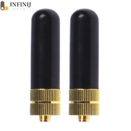 2x SRH805S SMA-F Female Dual Band Antenna Short Antenna for GT-3 -5R BF-888s Radio