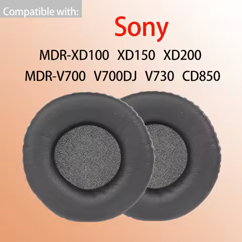 CD850 Ear Pad Cushions for Sony MDR-XD100 XD150 XD200 Headphones V700 V700DJ V730 Earpads Replacemen