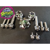 11pcs. HANDLE BAR SET RAIDER J 110-115 (GOLD-WHITE GOLD-TITANIUM-CNC GEAR TYPE)